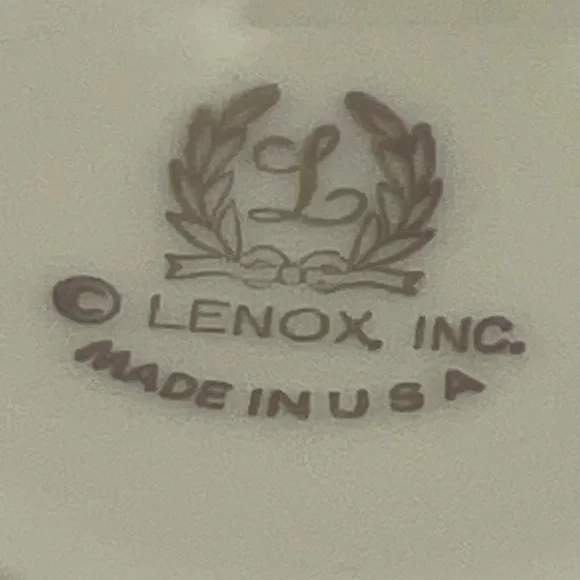 LENOX: Reproduction of First Piece (#1) Designed 1889 Limited Edition Cup/Saucer - Picture 9 of 15